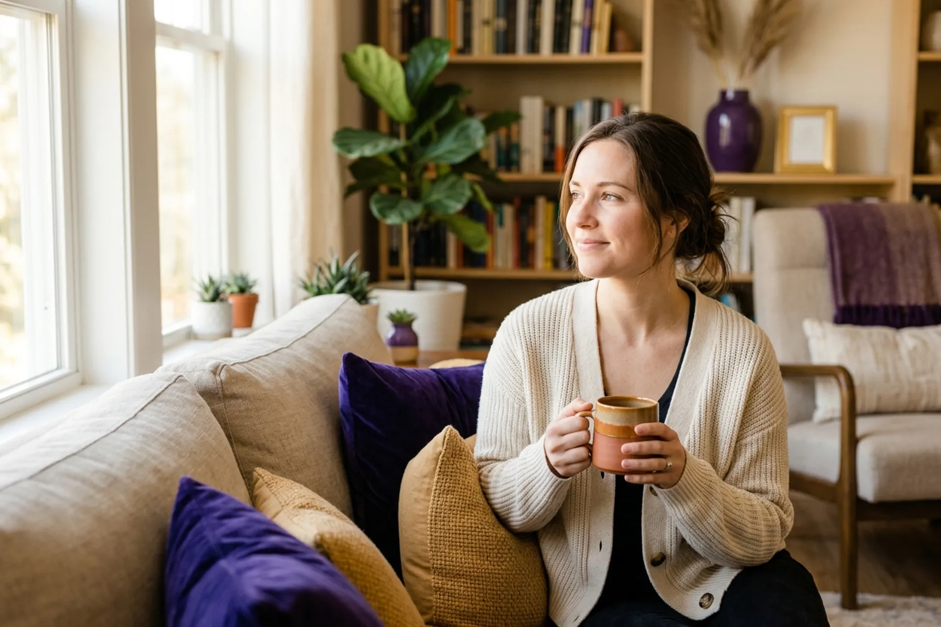Calm, welcoming environment representing compassionate mental health care
